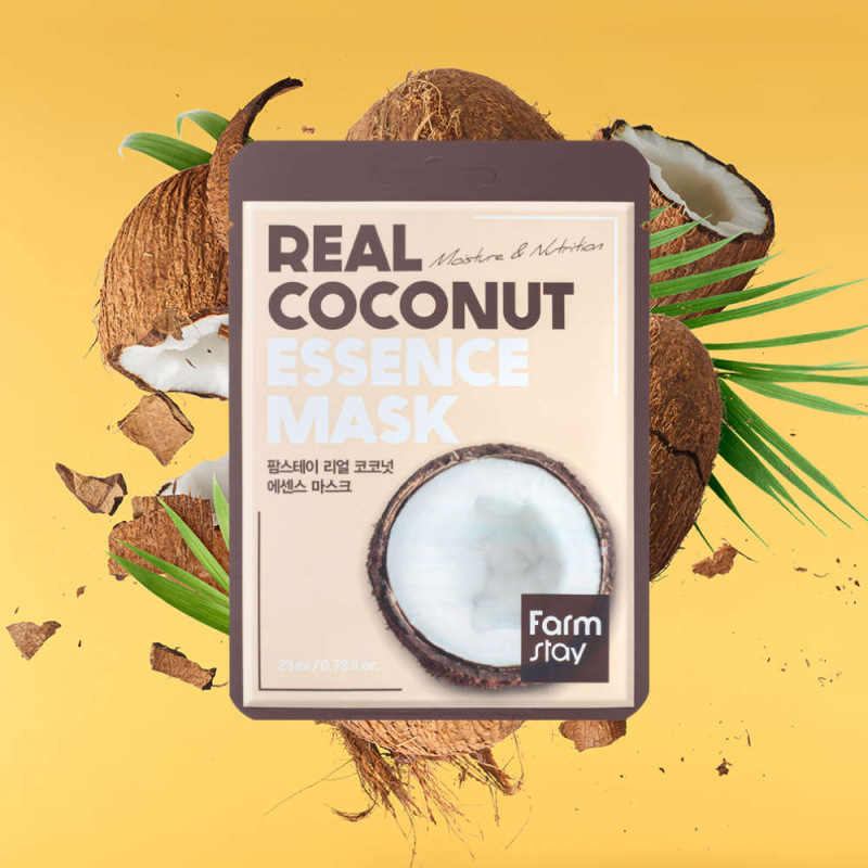 FARMSTAY REAL COCONUT Essence Mask 1