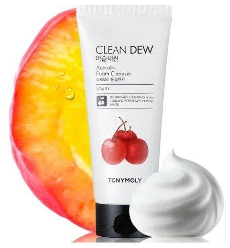 TONY MOLY Krémová čistiaca pena Clean Dew Acerola Foam Cleanser, 180 ml