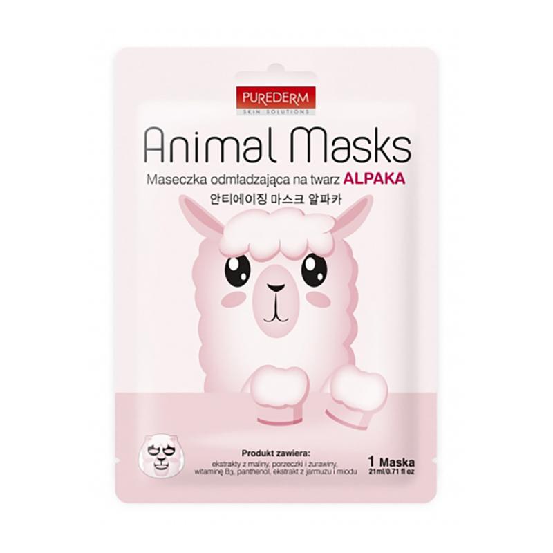 PUREDERM Animal Mask ALPACA, 21 ml