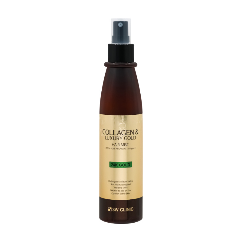 3W CLINIC Collagen & Luxury Gold Hair Mist - vlasová hmla 1