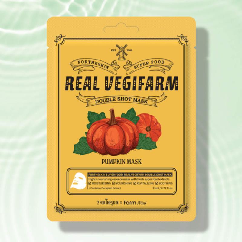 FORTHESKIN REAL VEGIFARM Pumpkin Face Mask, 23 ml