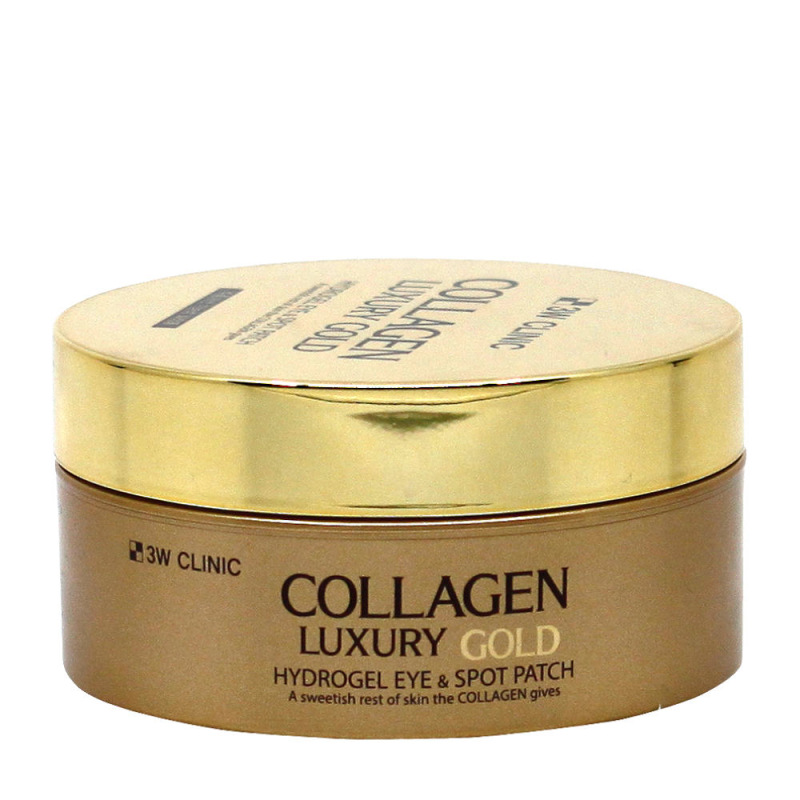 3W CLINIC Collagen & Luxury Gold Hydrogel Eye & Spot Patch - hydrogélové náplasti na oči 1