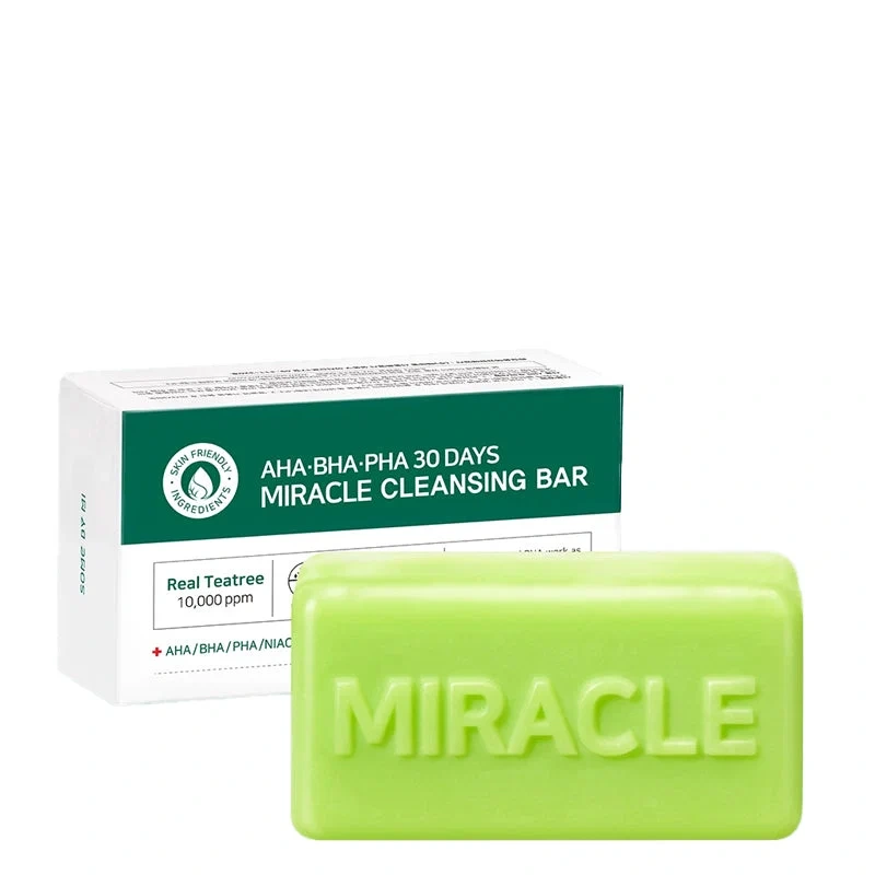 SOMEBYMI AHA-BHA-PHA Miracle Acne Cleansing Bar, 25g ⏳ 2