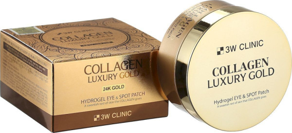 3W CLINIC Collagen & Luxury Gold Hydrogel Eye & Spot Patch - hydrogélové náplasti na oči 2