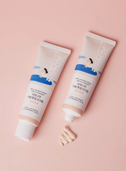 Round Lab Birch Moisture Tone-Up Sunscreen SPF 50+ PA++++ 50ml 5