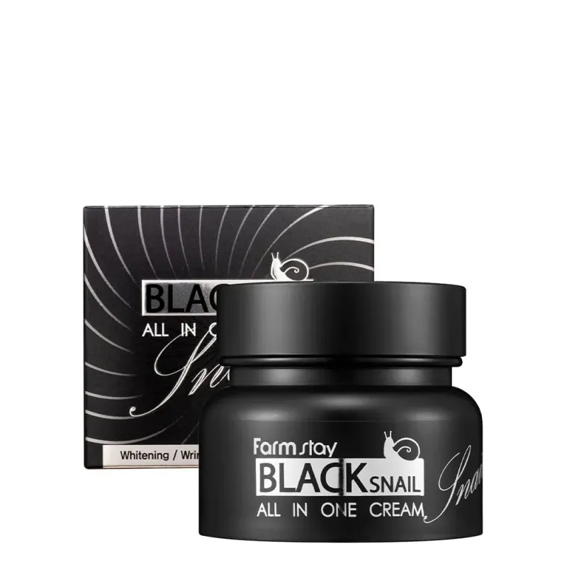 FARMSTAY Pleťový krém Black Snail All-In-One Cream, 100 ml