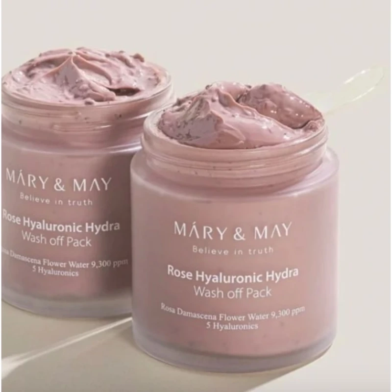 Mary&May Rose Hyaluronic Hydra Wash off Pack 125g ⏳ 3
