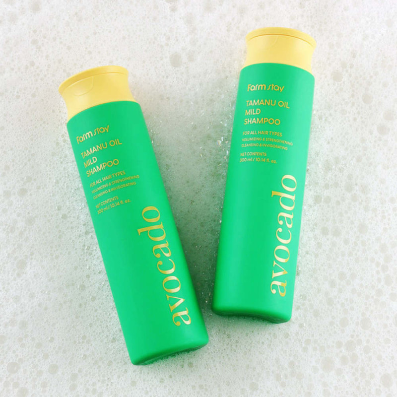 FARMSTAY TAMANU OIL MILD Shampoo AVOCADO 3