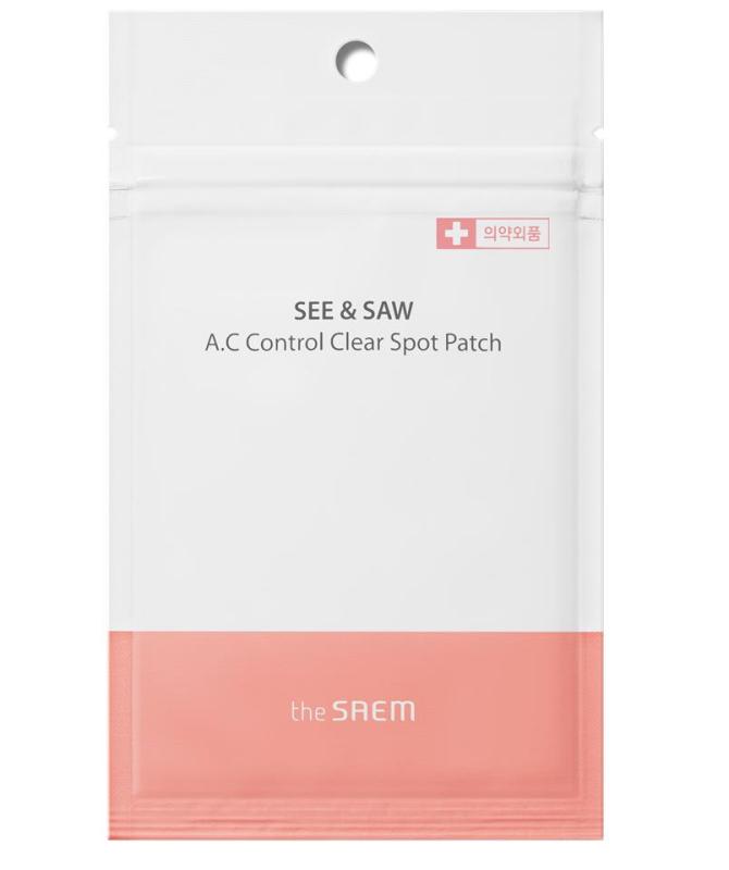 THE SAEM See & Saw A.C Control Clear Spot Patch, 24 pcs