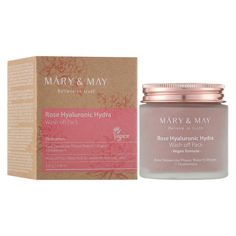 Mary&May Rose Hyaluronic Hydra Wash off Pack 125g