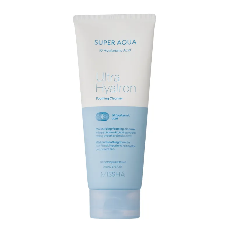 MISSHA Super Aqua Ultra Hyalron Cleansing Foam