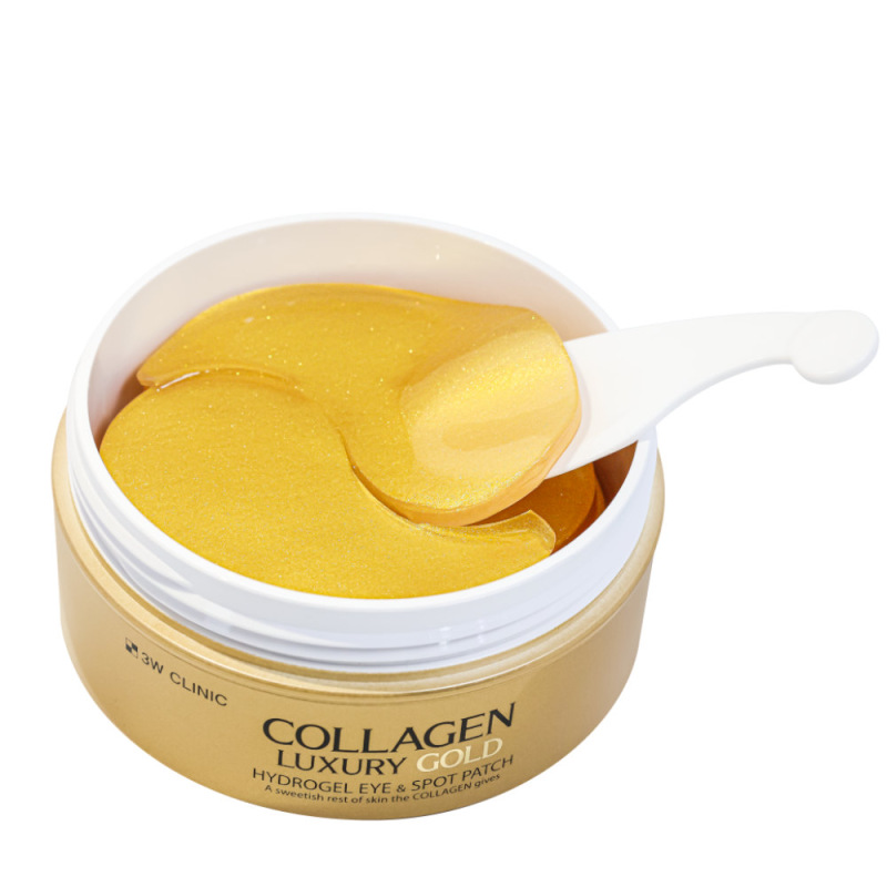 3W CLINIC Collagen & Luxury Gold Hydrogel Eye & Spot Patch - hydrogélové náplasti na oči 3