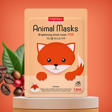 PUREDERM Animal Mask FOX, 21 ml 1