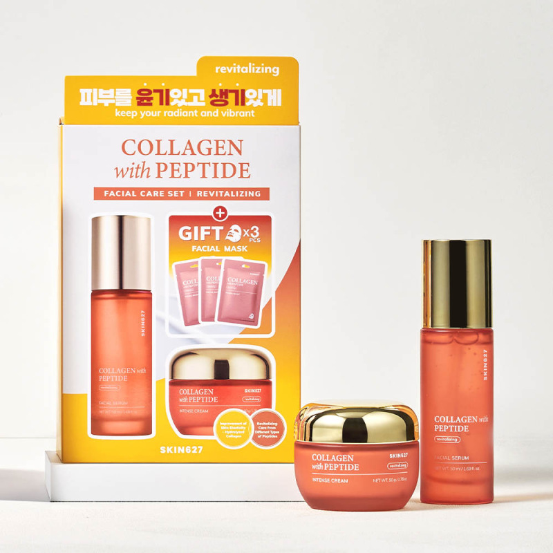 SKIN627 COLLAGEN with PEPTIDE Facial Care Set 2