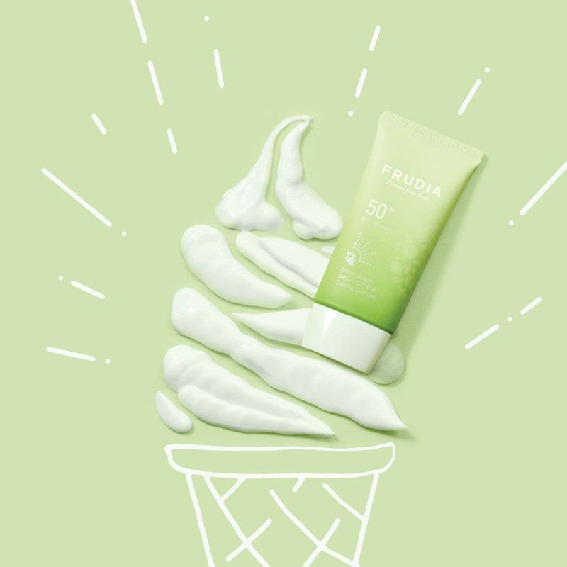 FRUDIA Green Grape Pore Control Cooling Sun Gel 1