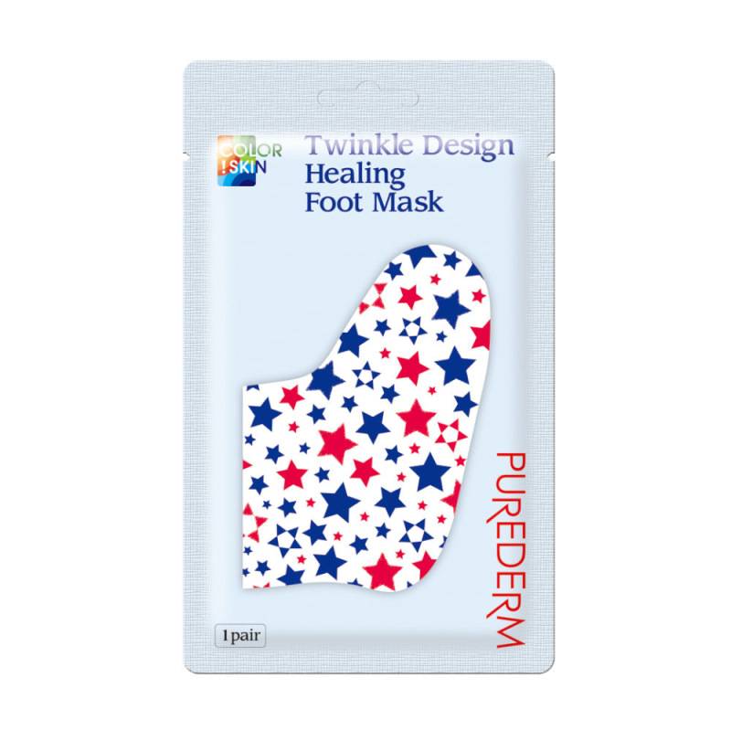 PUREDERM TWINKLE Healing Foot Mask