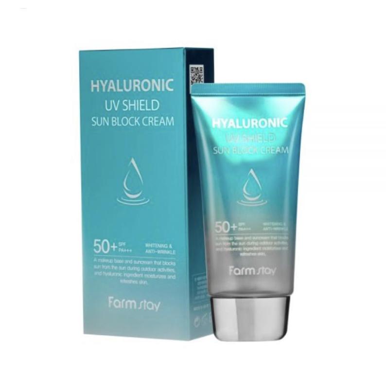 FARMSTAY Hyaluronic Uv Shield Sun Block Cream SPF50+, 70 g