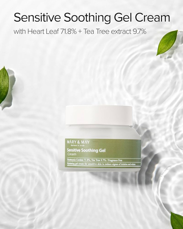 Mary&May Sensitive Soothing Gel Blemish Cream, 70g 4