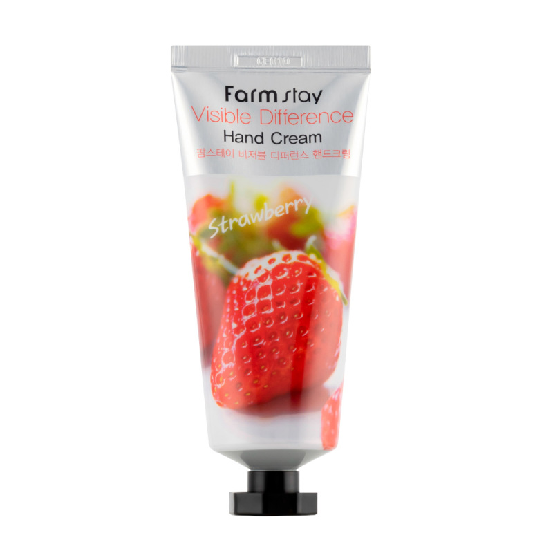 FARMSTAY VISIBLE DIFFERENCE Hand Cream STRAWBERRY 2
