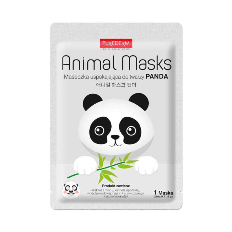 PUREDERM Animal Mask PANDA, 21 ml