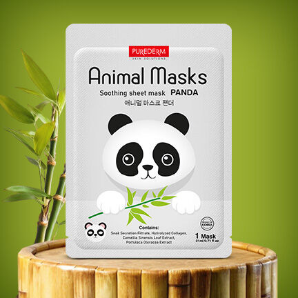 PUREDERM Animal Mask PANDA, 21 ml 1