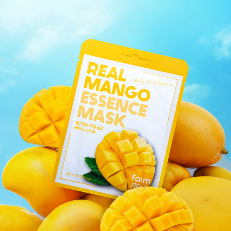 FARMSTAY REAL MANGO Essence Mask, 23 ml 2