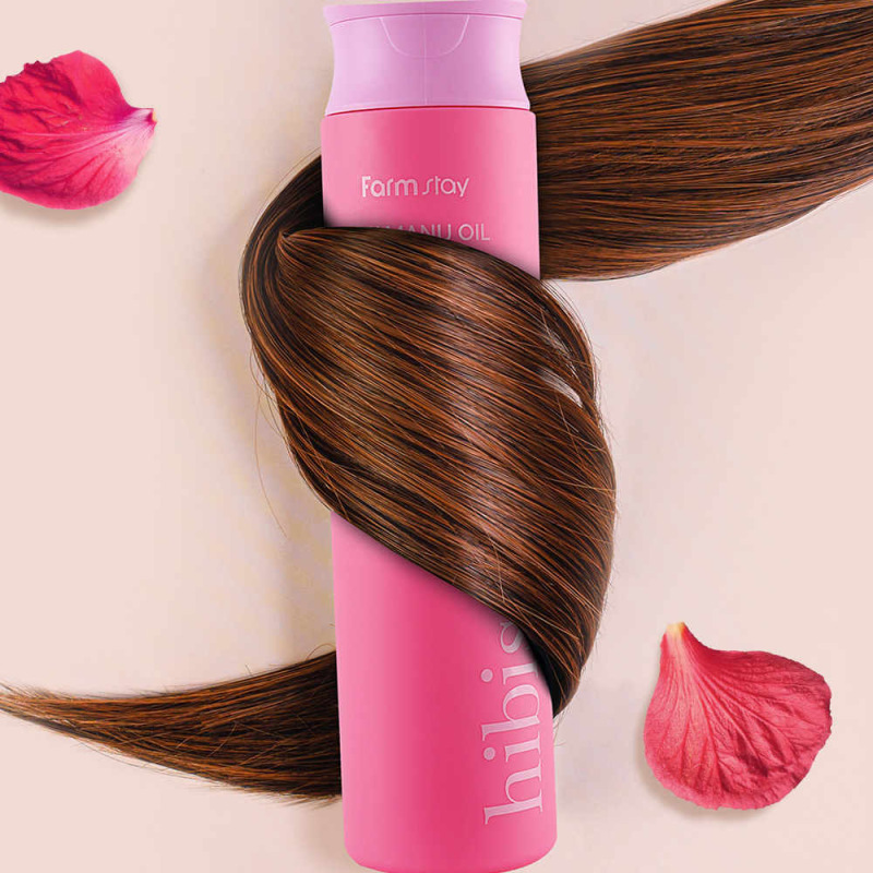 FARMSTAY TAMANU OIL MILD Shampoo HIBISCUS 1