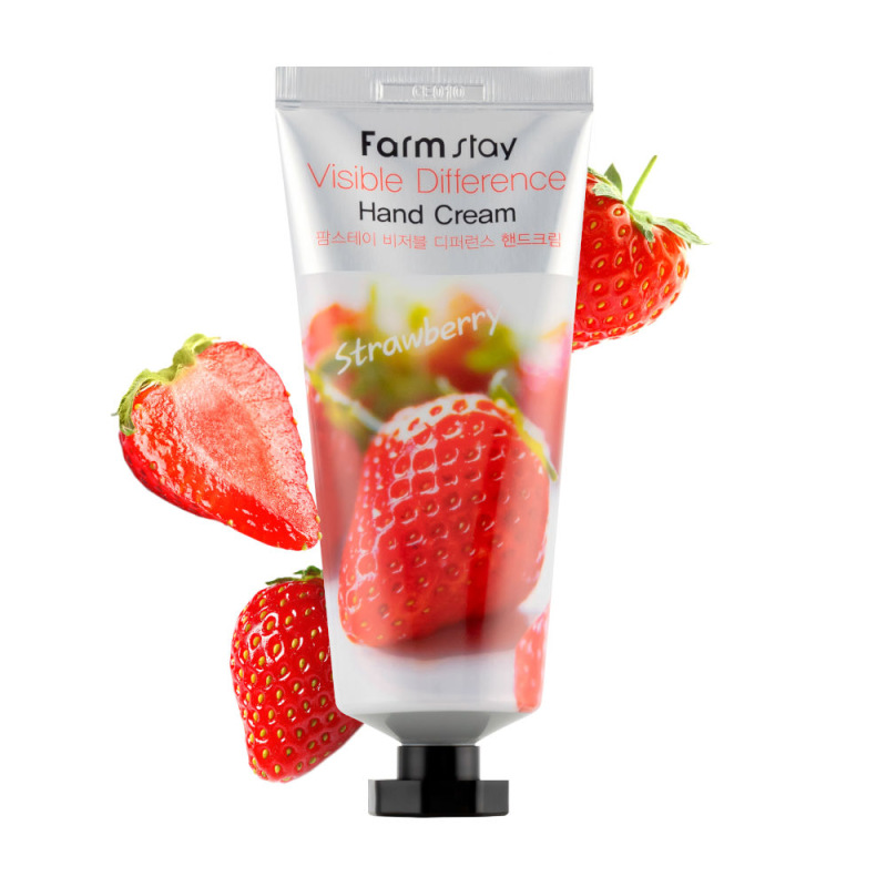 FARMSTAY VISIBLE DIFFERENCE Hand Cream STRAWBERRY