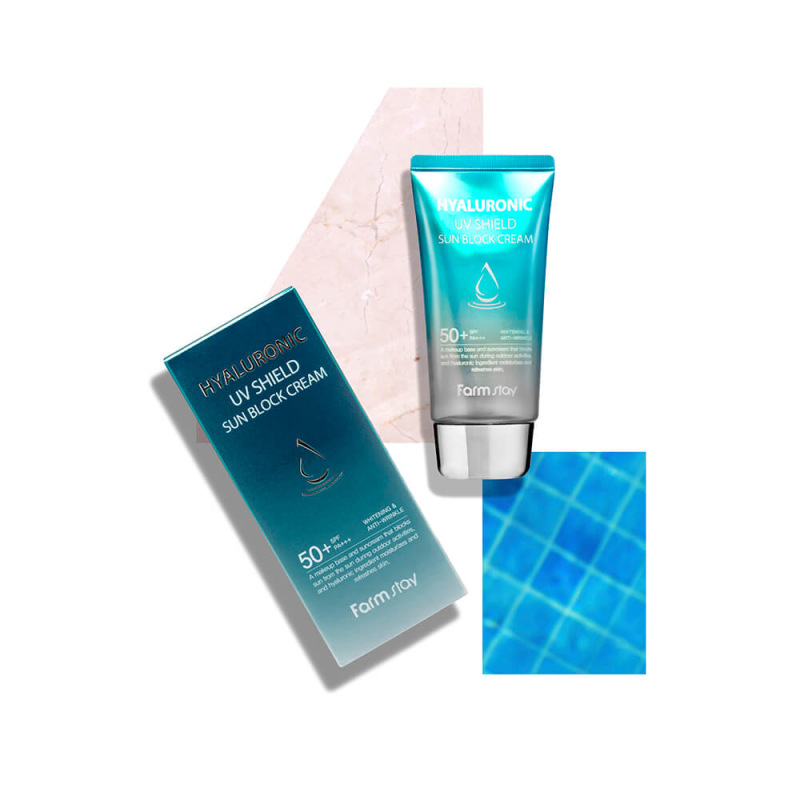 FARMSTAY Hyaluronic Uv Shield Sun Block Cream SPF50+, 70 g 3