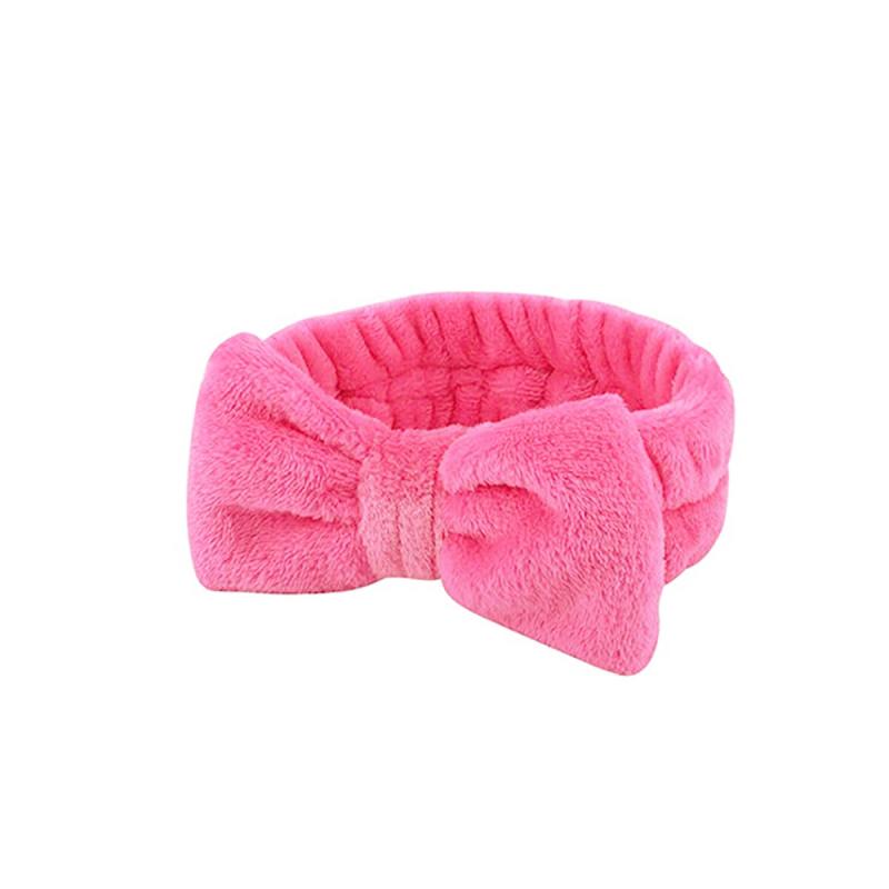 HAIR BAND-ROSE RED