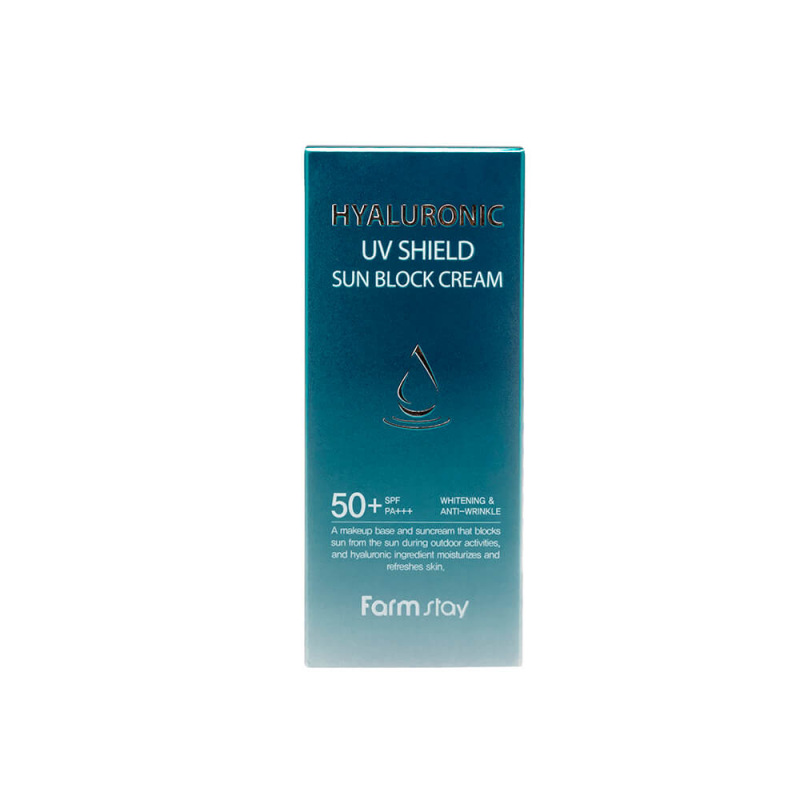 FARMSTAY Hyaluronic Uv Shield Sun Block Cream SPF50+, 70 g 4