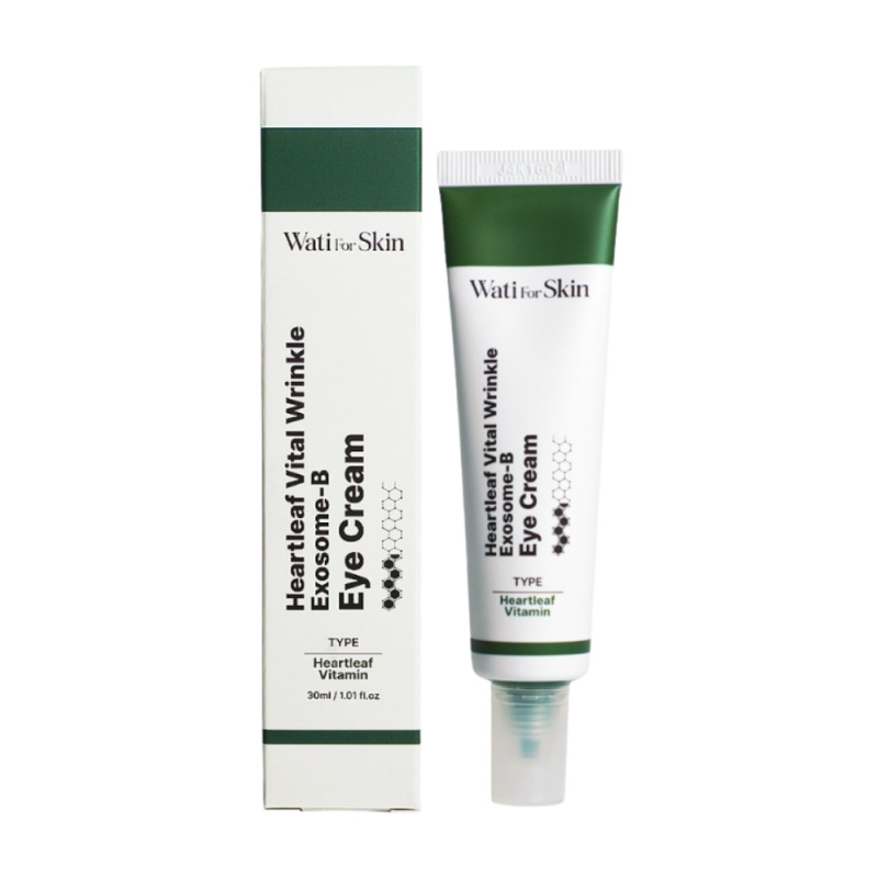WATI FOR SKIN Heartleaf Vital Wrinkle Exosome-B Eye Cream, 30 ml 2