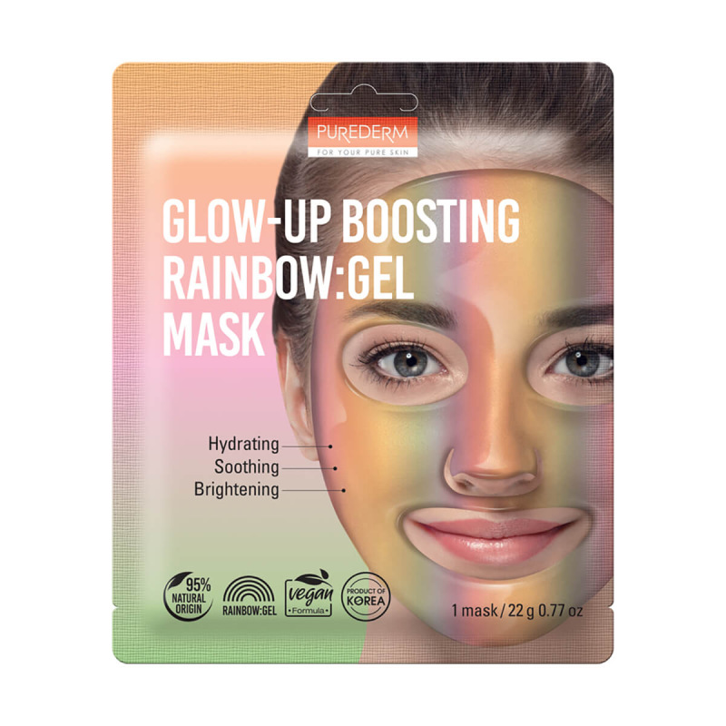 PUREDERM Glow-up Boosting RAINBOW:Gel Mask
