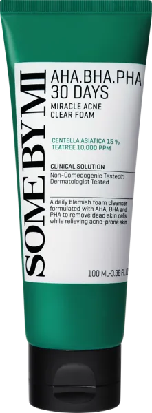 SOMEBYMI AHA-BHA-PHA Miracle Acne Clear Foam, 100ml