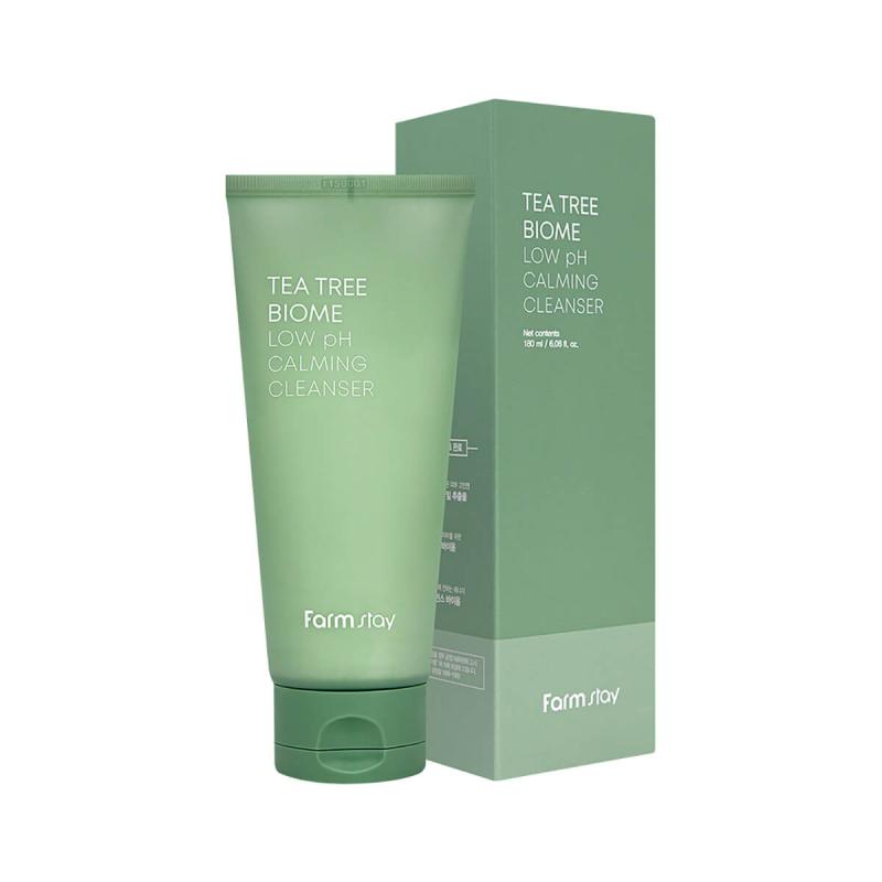 FARMSTAY TEA TREE BIOME Low pH Calming Cleanser, 180 ml 1