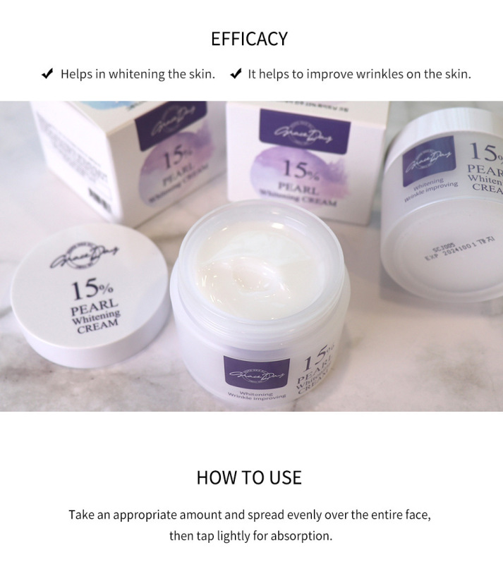 GRACE DAY PEARL 15% Cream, 50 ml 3