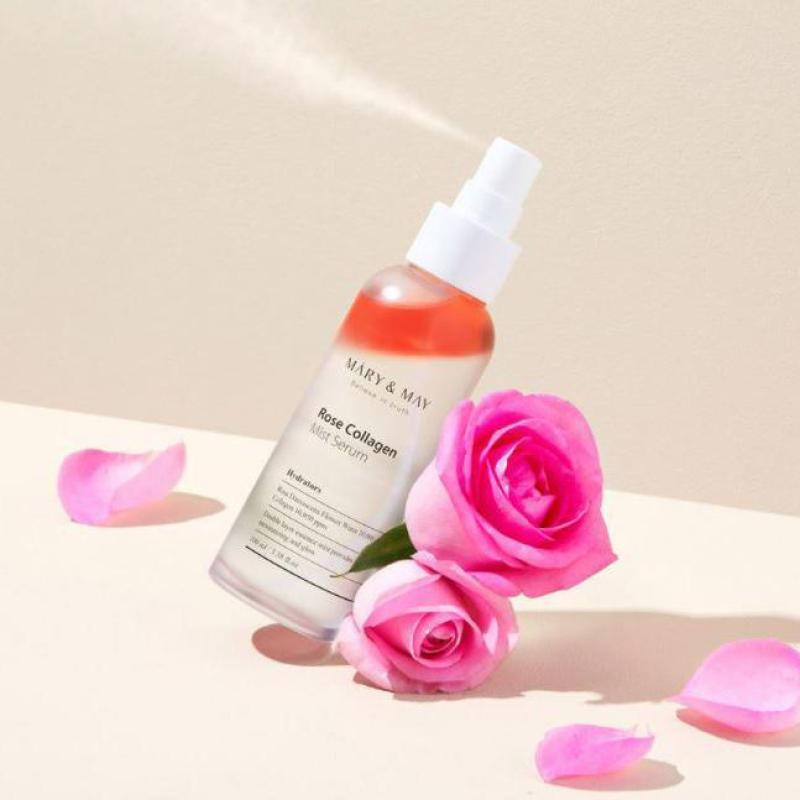 MARY & MAY Hydratačné anti-aging dvojfázové sérum Rose Collagen Mist Serum