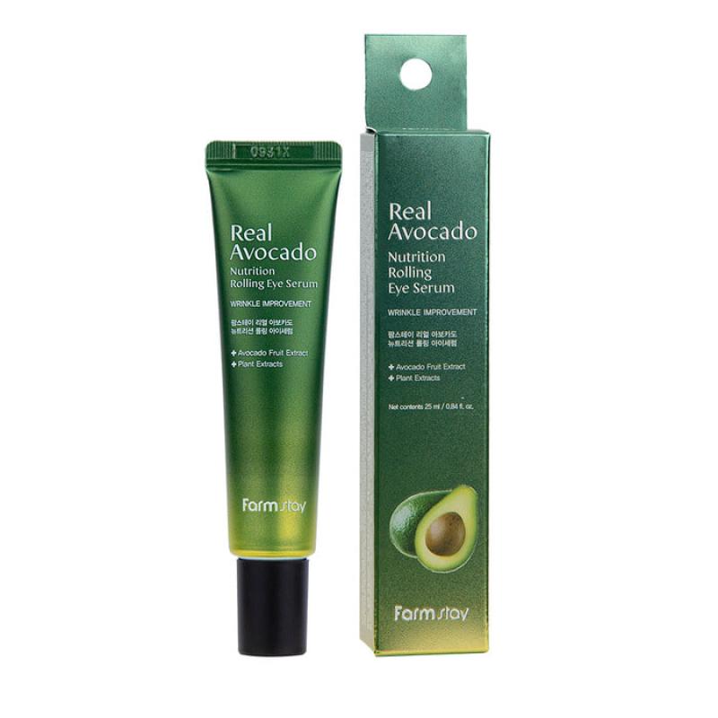 FARMSTAY Real Avocado Nutrition Rolling Eye Serum, 25 ml