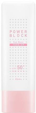 A'PIEU Power Block Tone Up Sun Base Pink SPF 50+, 50 ml