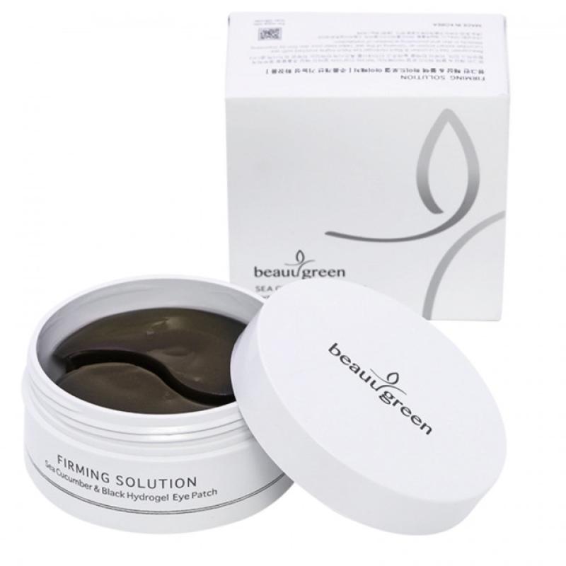 BEAUUGREEN Sea Cucumber Black Hydrogel Eye Patch, 60 ks