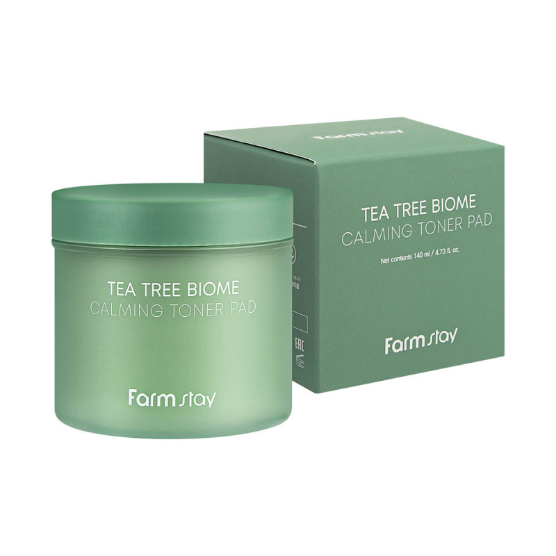 FARMSTAY TEA TREE BIOME CALMING Toner Pad 4