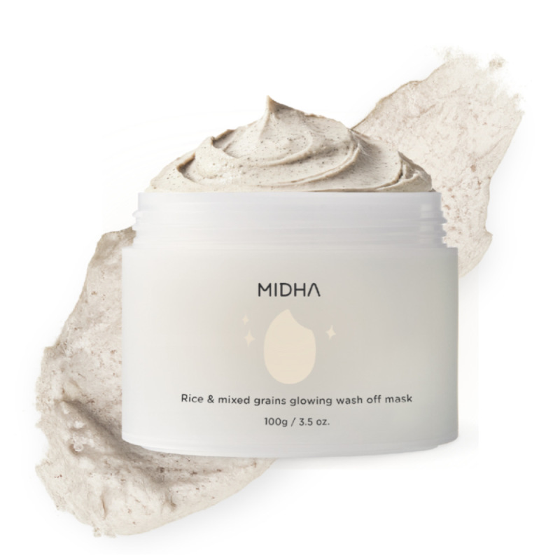 MIDHA Rice & Mixed Grains Glowing Mask, 100 ml