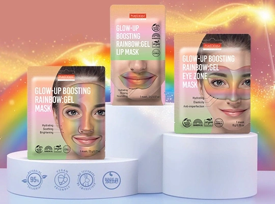 PUREDERM Glow-up Boosting RAINBOW:Gel Eye zone Mask 3