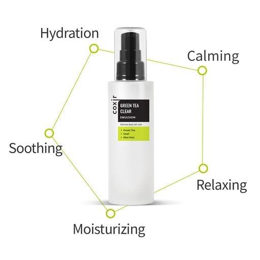 COXIR Green Tea Clear Emulsion 1