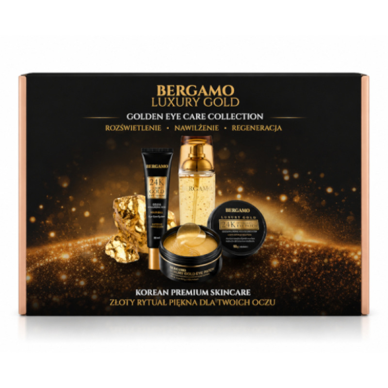 BERGAMO GOLDEN GLOW Ritual Set- Zlatý rituál starostlivosti o pleť a očné okolie 1