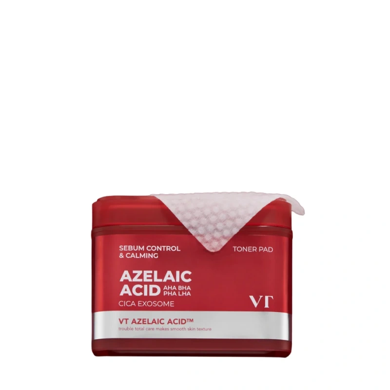 VT COSMETICS AZ Care Toner Pad - Tonizačné tampóny s kyselinou azelaovou 3
