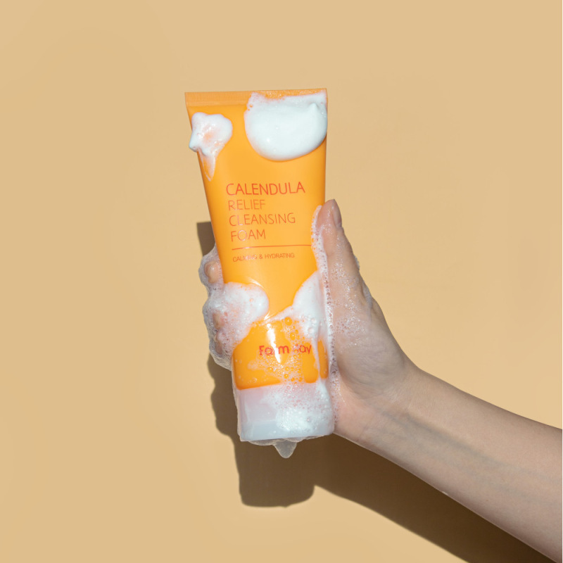 FARMSTAY Calendula Relief Cleansing Foam 2