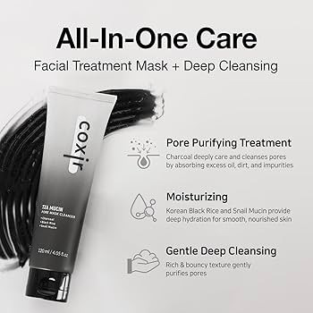 COXIR TXA Mucin Pore Mask Cleanser 4