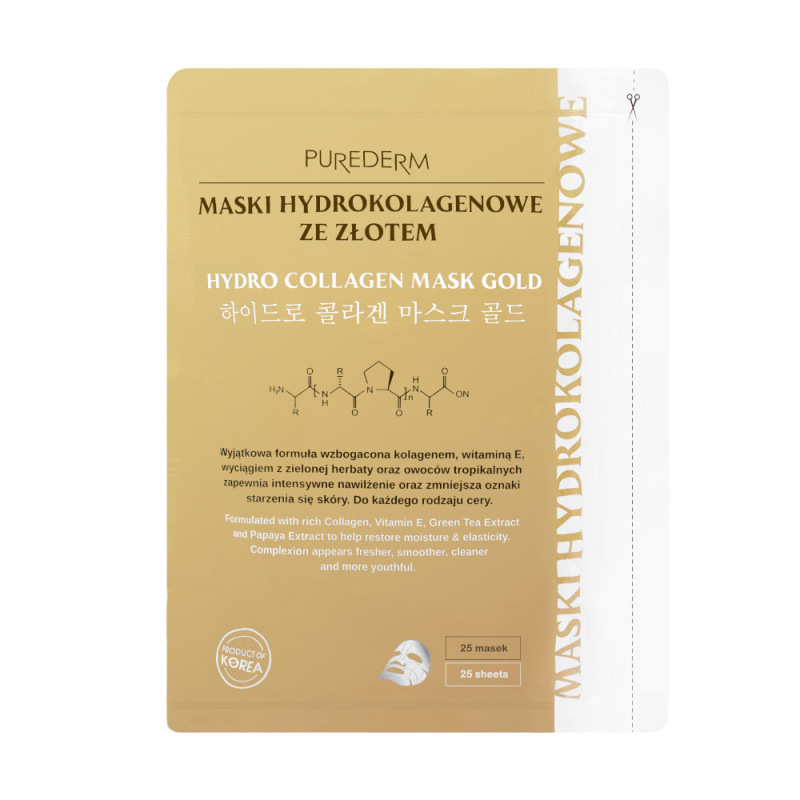 PUREDERM Hydro Collagen Mask Gold