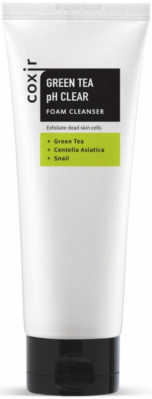 COXIR Čistiaca pena Greentea pH Clear Cleanser